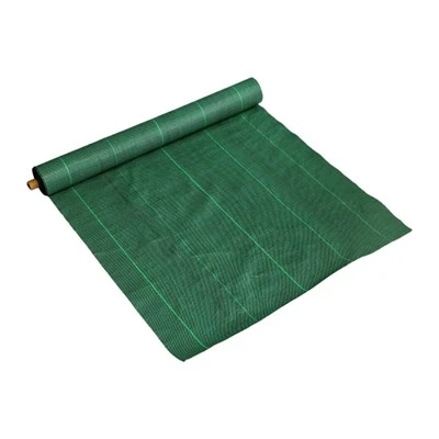 Green Non Perforated Weed Control Fabric Roll